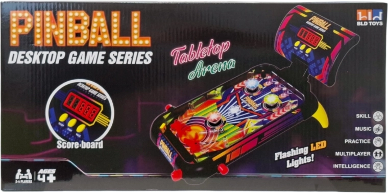 Pinball arkadna igra s LED efektima - 1 komad