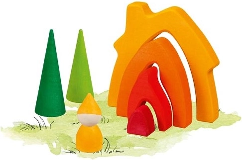 Wooden Goki evolution Gnome Cottage