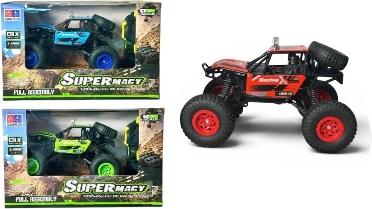Daljinski upravljani terenski auto truggy 1:20 s punjačem
