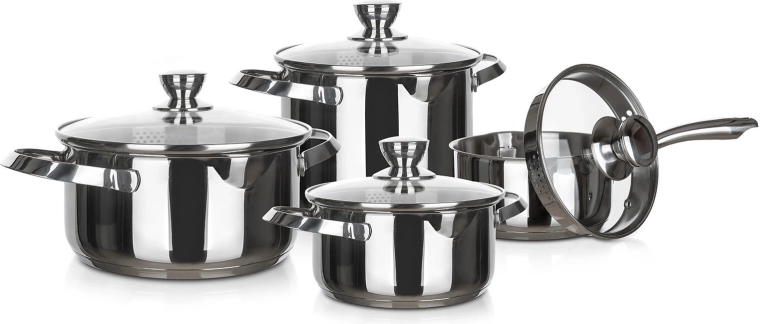 Set od nehrđajućeg čelika EMBASSY, 8 dijelova