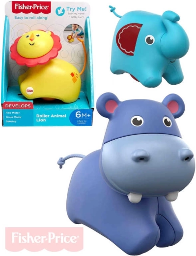 Fisher-Price pokretna zvečkica u obliku životinjice za bebu - 1 komad