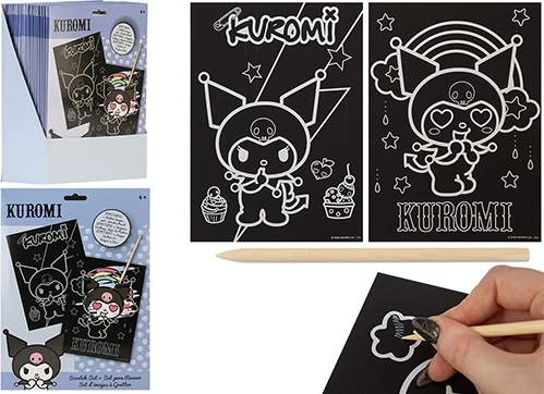 Hello Kitty Kuromi scratch art pictures - 1 piece