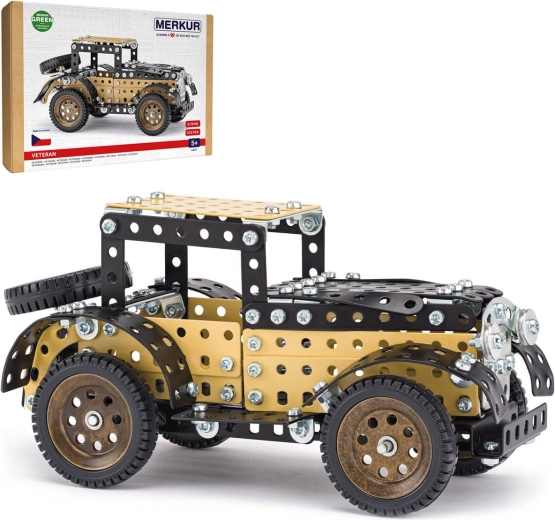 Merkur Auto veteran metalna građevinska maketa s 312 dijelova