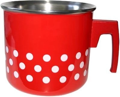 Emajlirani grijač mlijeka PUNTIĆ 2 l crveni