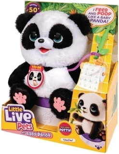 Interaktivna panda Little Live Pets ChuChu s kahlicom