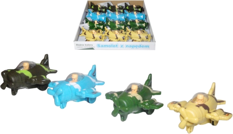 Plastični avion s trenjnim pogonom