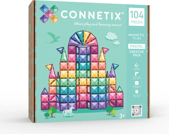 Pastel Creative Set with 104 Pieces