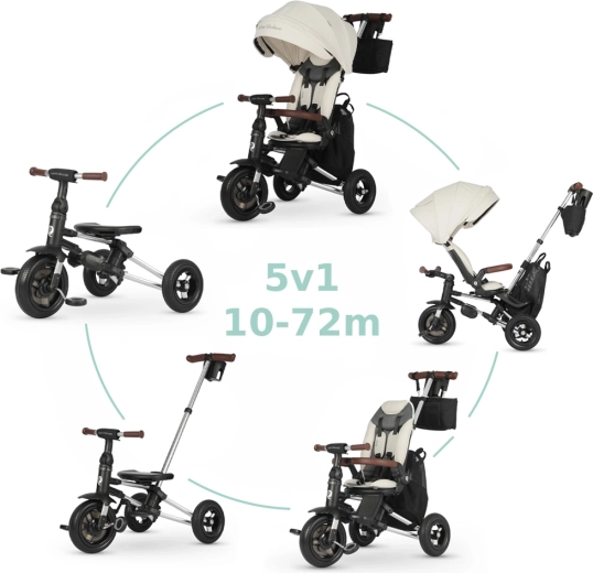 Qplay tricikl Nova Deluxe 5u1 bež