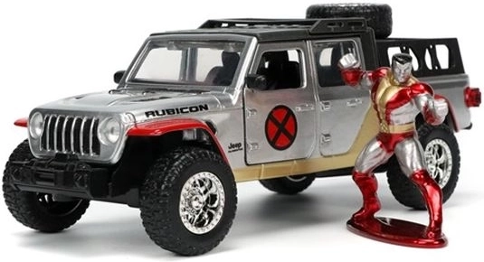 JADA Marvel X-Men Jeep Gladiator Rubicon 2020 1:32 set s figurom Colossus