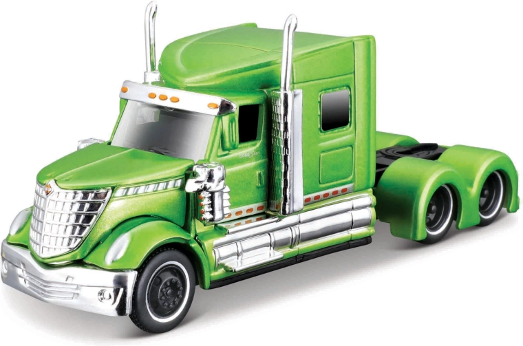 Maisto Design Custom Rigs International Lone Star zeleni 1:64