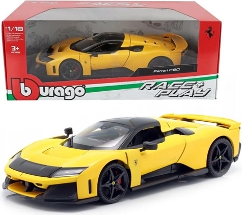 BBU Ferrari F80 R_P žuti Giallo Modena 1:24 kolekcionarski model automobila