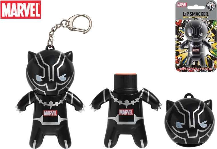 Lip Smacker balzam za usne Black Panther mandarina s privjeskom za ključeve