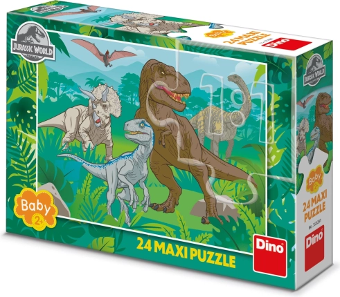 Dino Puzzle Jurski Svijet Maxi 24 Dijelova