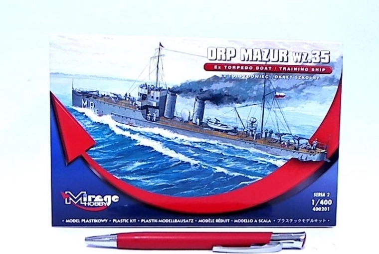 Maketa broda ORP Mazur (školski) Mirage