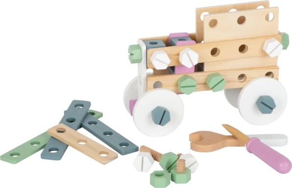 Small Foot Nordic wooden building set, 67 pieces