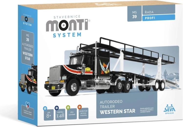 Konstruktor Monti System Autorodeo Trailer Western Star