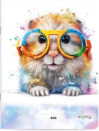 Bilježnica A4 s crtama s hrčkom, 40 listova