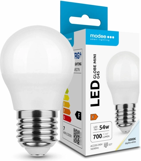 LED žarulja Globe Mini G45 7 W E27 hladno bijela 700 lm
