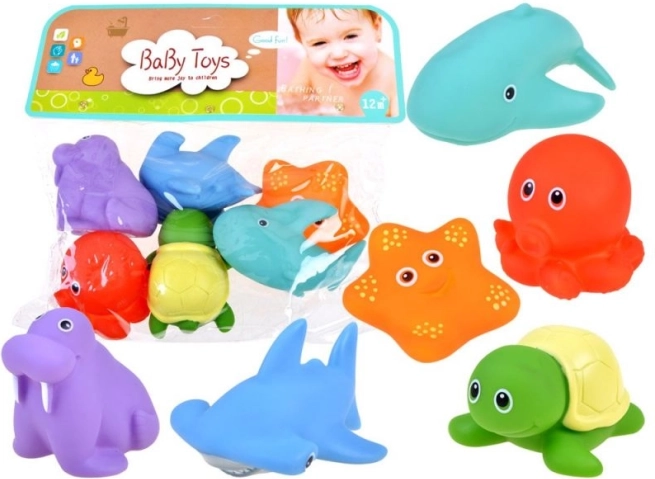 Šarene gumene igračke za kupanje