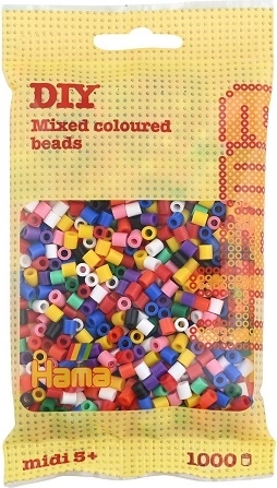 Hama Midi perlice za peglanje mix boja 1000 kom