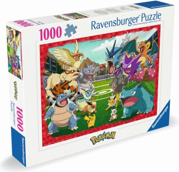 Puzzle od 1000 dijelova POKÉMON – Ultimativni dvoboj Ravensburger