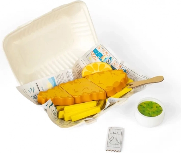 Drvene igračke Riba i Pomfrit od Bigjigs Toys