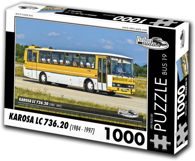 Puzzle Retro-auta Karosa LC 736.20 autobus 1000 dijelova