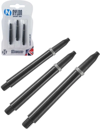 Replacement dart shafts Harrows Nylon Short 2BA (S) – set of 3 pcs