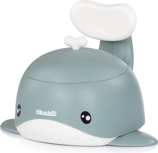 Chipolino dječji noćnik s naslonom Whale zeleni