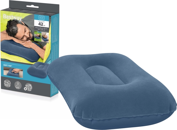 Bestway napuhavajući velur jastuk 42 cm