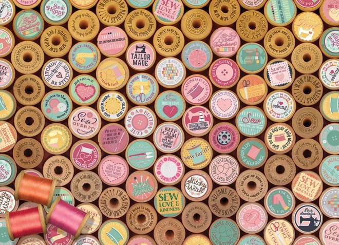 puzzle cobble hill veselo šivanje 500 dijelova