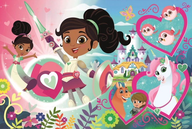 Podne maxi puzzle NELLA, princeza vitezova 24 dijelova