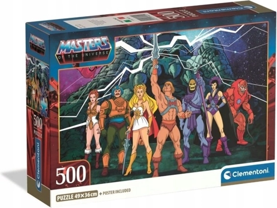 Clementoni kompaktna slagalica 500 dijelova Masters of the Universe