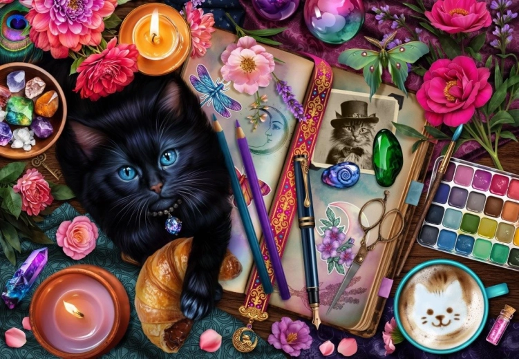 Puzzle Pametne mačke 1000 dijelova BLUEBIRD