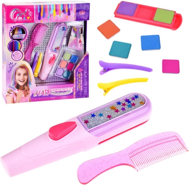 Obojana kreda za kosu set