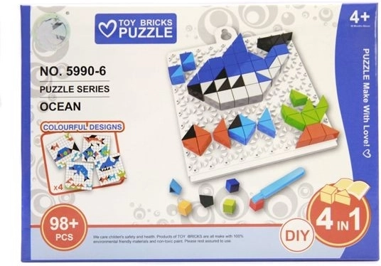 Sea Animals Puzzle Set (98 Pieces)