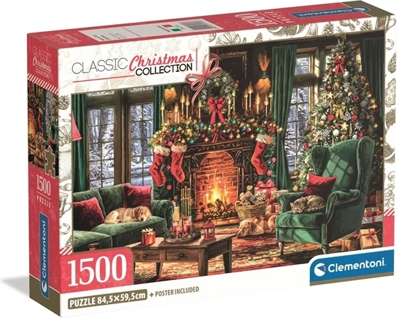Clementoni Have a Cozy Christmas puzzle, 1500 pieces