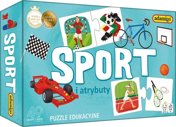 Sportska igra i atributi - slagalica