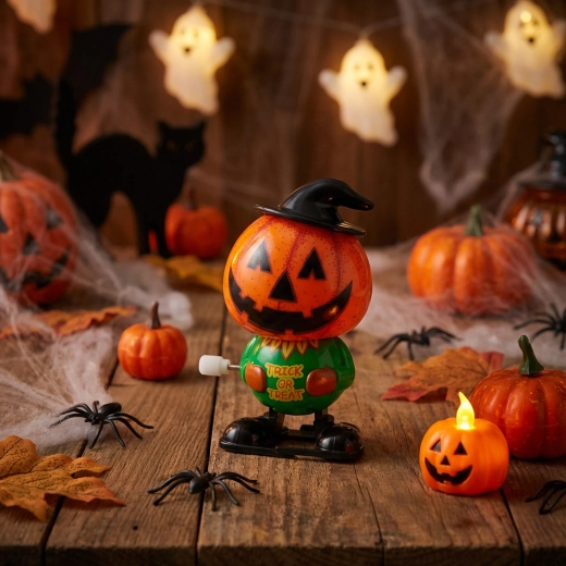 Wind-Up Jumping Pumpkin - 1 piece