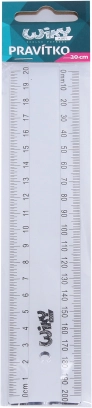 Prozirno ravnalo 20 cm
