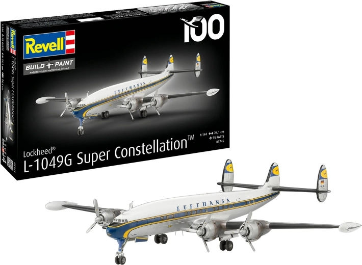 Plastični model Lockheed L-1049G Super Constellation Lufthansa 1:144