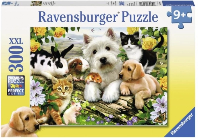 Ravensburger puzzle Happy Animal Buddies 300 dijelova