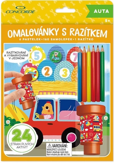 Bojanka s pečatom CONCORDE – automobili