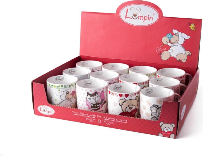 Set keramičkih šalica Lumpin mix 12 komada