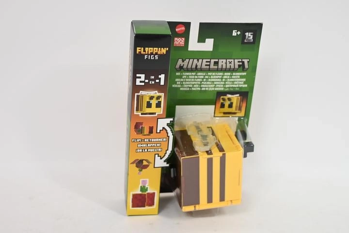 Minecraft Flippin’ Figs figurica 2 u 1 – pčela i cvijet u teglici
