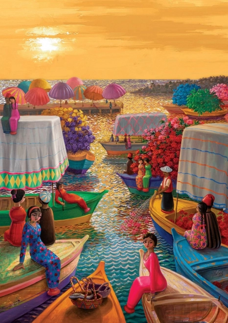 Puzzle Cvjetna Luka 1000 Dijelova