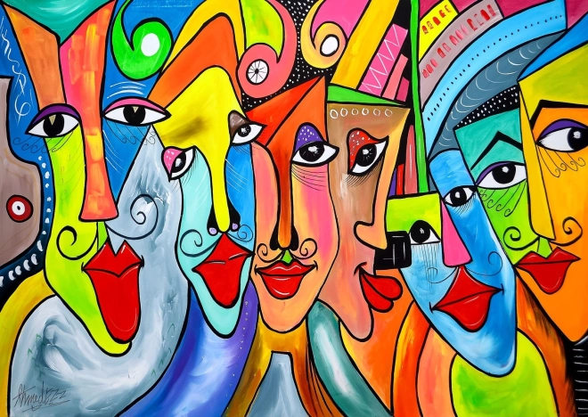 Puzzle Lica života 1000 dijelova