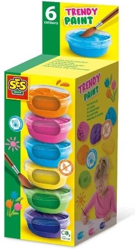 SES Creative tempera boje – moderne boje 6 × 45 ml