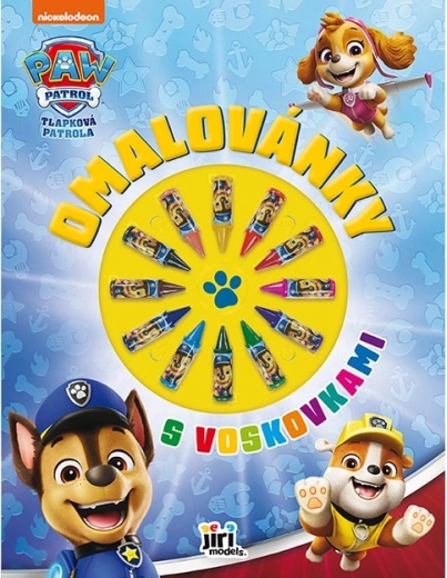 Bojanke s voštanim bojicama Paw Patrol