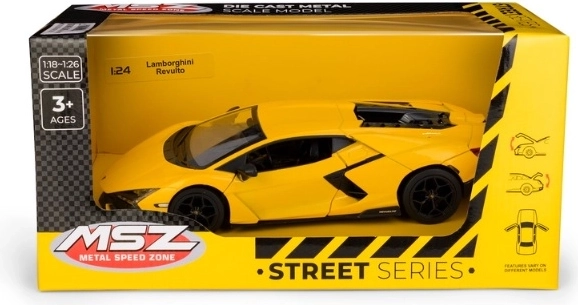 Lamborghini Revuelto Car Model 1:24 Yellow
